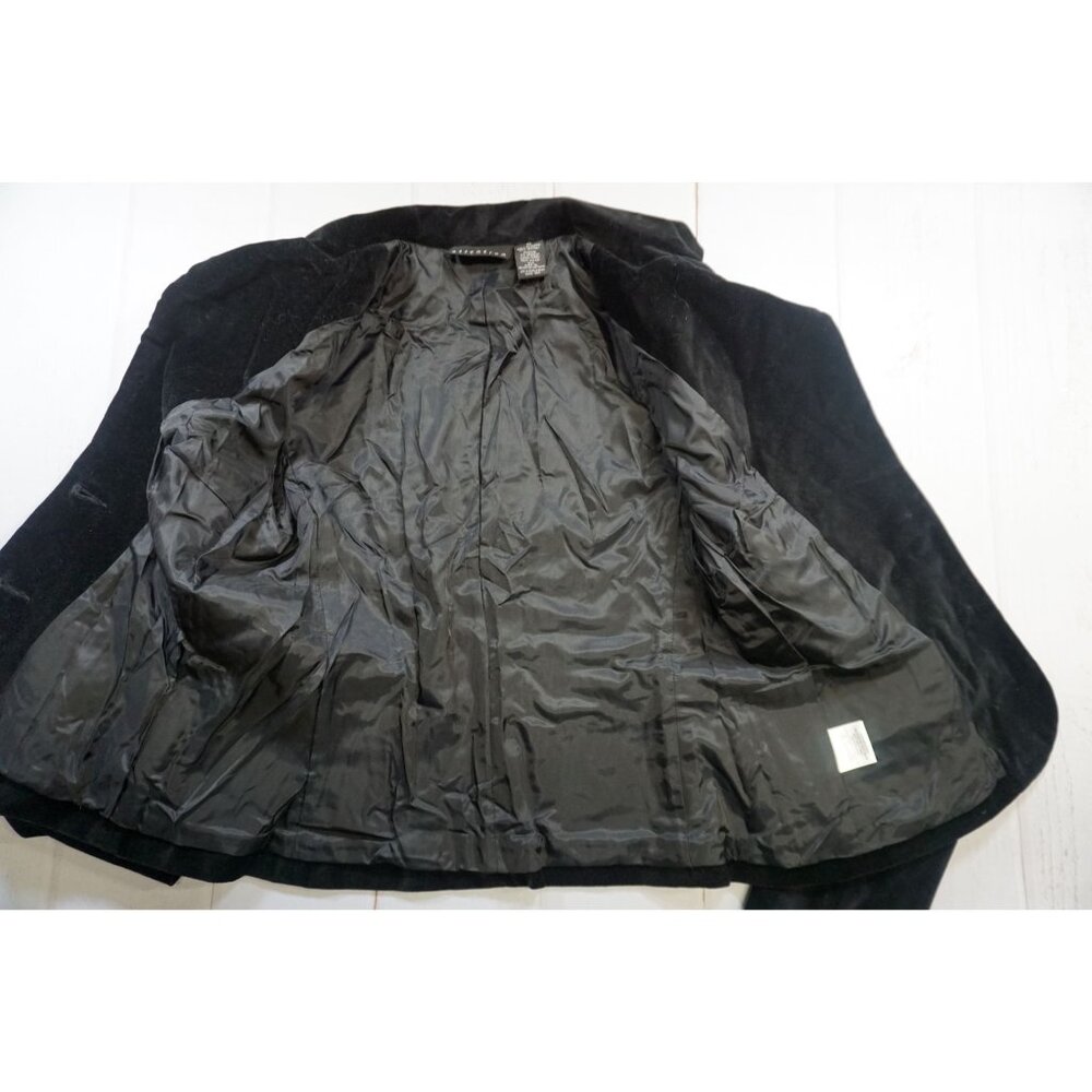 Attention Women’s Black Velour Jacket - Size 10 - Picture 5 of 8